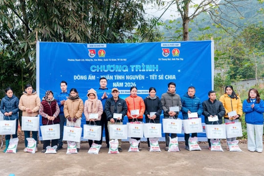 Tuổi trẻ 3 phường tổ chức chương trình thiện nguyện tại tỉnh Phú Thọ