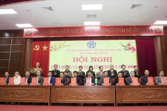 Cụm thi đua số 10 phát động phong trào thi đua năm 2026