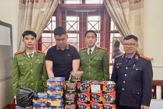 Diễn Châu (Nghệ An): Bắt giữ đối tượng tàng trữ trái phép pháo nổ