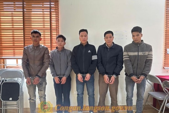 Lạng Sơn: Công an xã Khánh Khê bắt quả tang nhóm đối tượng đánh bạc