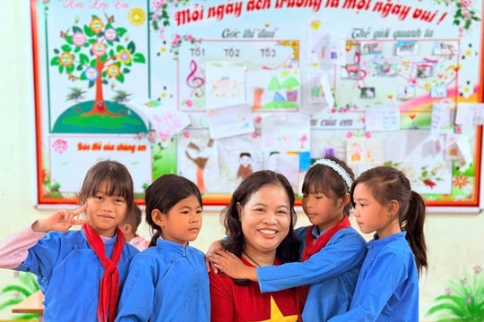 Mùa Xuân yêu thương gửi đi từ học trò Tiểu học Trung Tự