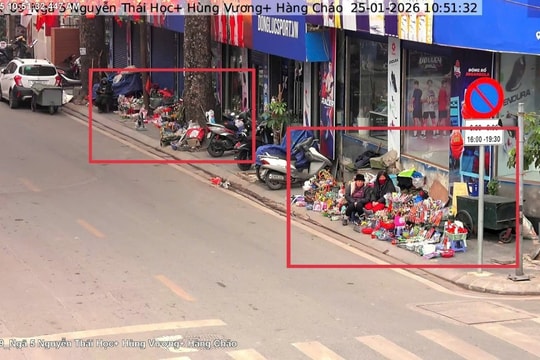 Hà Nội Phạt nguội 332 trường hợp vi phạm trật tự đô thị, vệ sinh môi trường