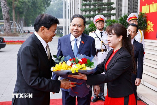Chủ tịch Quốc hội Trần Thanh Mẫn: Quan hệ Việt Nam-Lào đã được nâng lên tầm gắn kết chiến lược