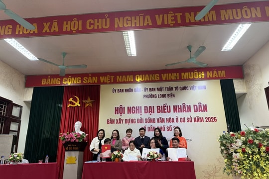 Phường Long Biên (Hà Nội): Phát huy dân chủ, chung tay xây dựng đời sống văn hóa cơ sở