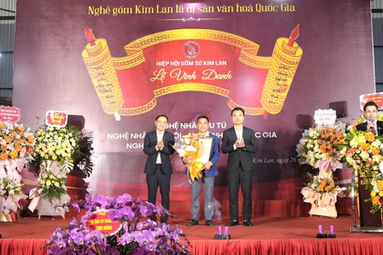 Vinh danh các nghệ nhân gốm sứ Kim Lan - Bát Tràng
