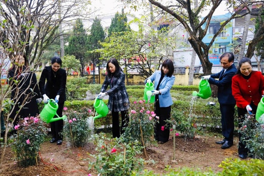 “Vân Đình nở hoa” chào mừng thành công Đại hội XIV của Đảng