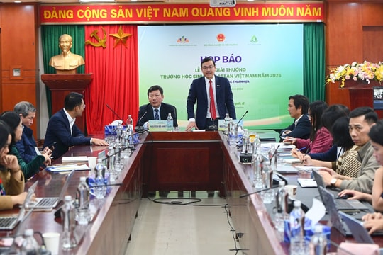 Trao giải thưởng Trường học sinh thái ASEAN Việt Nam năm 2025 vào ngày 31-1
