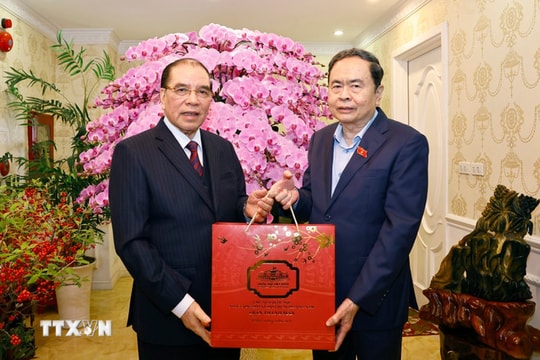 Chủ tịch Quốc hội Trần Thanh Mẫn thăm, tri ân nguyên lãnh đạo Đảng, Nhà nước