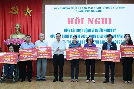 Mặt trận Tổ quốc Việt Nam TP Đà Nẵng phân bổ hơn 10 tỷ đồng chăm lo Tết Bính Ngọ