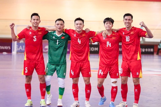 Tuyển Việt Nam thắng kịch tính 5-4 Kuwait ở VCK futsal châu Á