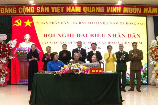 45 thôn, tổ dân phố xã Đông Anh triển khai “Tháng nghe dân nói”