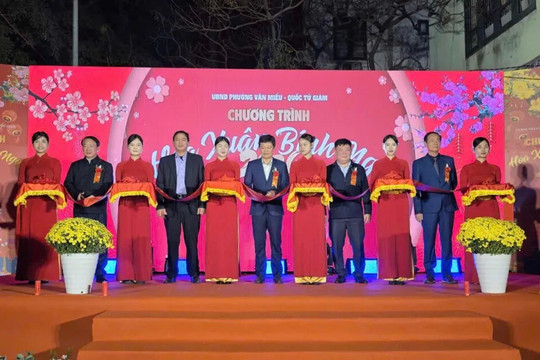 Phường Văn Miếu – Quốc Tử Giám khai mạc Hội hoa Xuân Bính Ngọ 2026