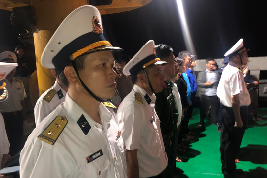 Lễ tưởng niệm các anh hùng, liệt sĩ đã anh dũng hy sinh trên thềm lục địa phía Nam của Tổ quốc