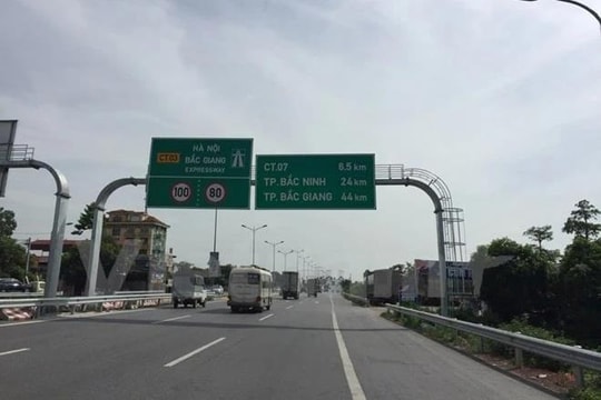 Nghiên cứu mở rộng tuyến cao tốc Hà Nội - Bắc Giang quy mô lên 8 làn xe