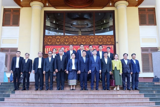 Đoàn công tác tỉnh Champasak thăm, chúc Tết tỉnh Đắk Lắk