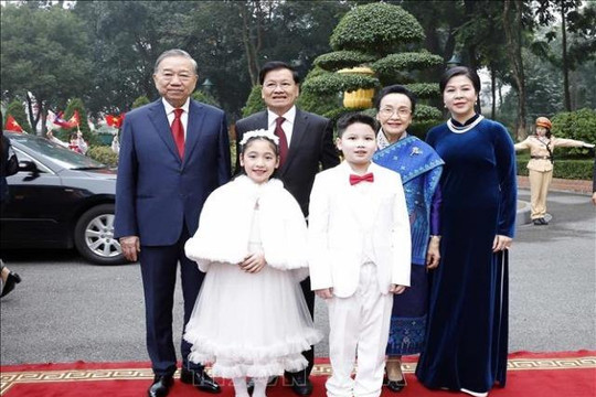 Tổng Bí thư, Chủ tịch nước Lào và Phu nhân rời Hà Nội, kết thúc tốt đẹp chuyến thăm cấp Nhà nước đến Việt Nam
