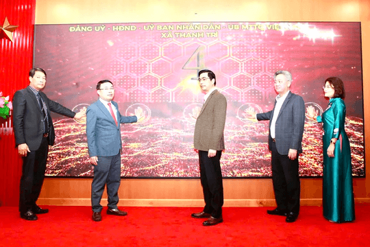 Xã Thanh Trì: ra mắt 3 sản phẩm chuyển đổi số, phát động phong trào thi đua giai đoạn 2026 – 2030