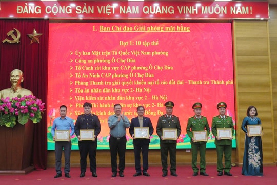 Phường Ô Chợ Dừa: Xử lý hơn 2.300 trường hợp vi phạm trật tự đô thị