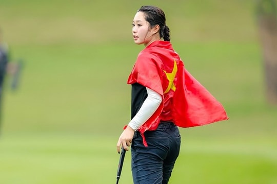 Lê Chúc An là golfer Việt Nam đầu tiên lọt top 170 golf thủ nghiệp dư nữ hàng đầu thế giới