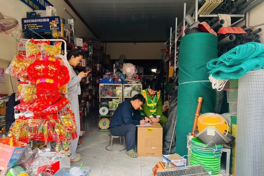 Xã Vật Lại ra quân bảo đảm trật tự dịp Tết Bính Ngọ 2026