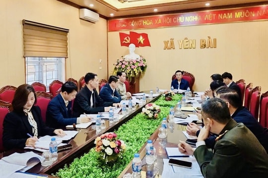 Xã Yên Bài: Triển khai nhiệm vụ trọng tâm công tác bầu cử nhiệm kỳ 2026 - 2031