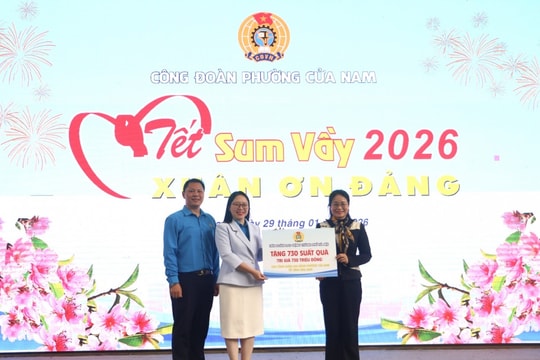 Công đoàn phường Cửa Nam: Lan tỏa yêu thương qua chương trình “Tết sum vầy - Xuân ơn Đảng”