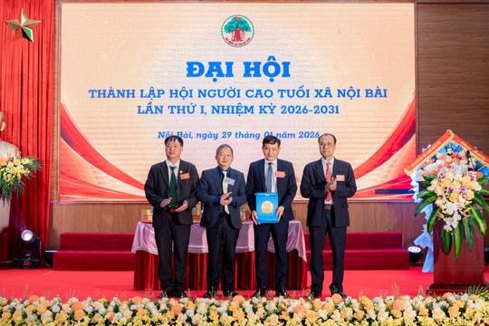 Đại hội thành lập Hội Người cao tuổi xã Nội Bài thành công tốt đẹp