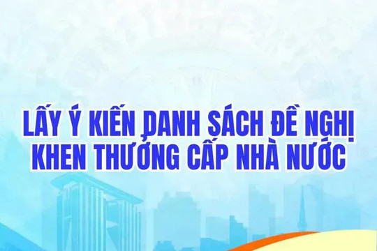 Hà Nội: Lấy ý kiến nhân dân đối với tập thể được đề nghị khen thưởng