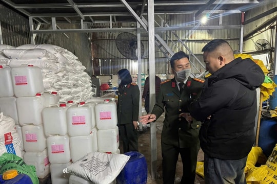 Phát hiện cơ sở chế biến hàng chục tấn lòng không rõ nguồn gốc
