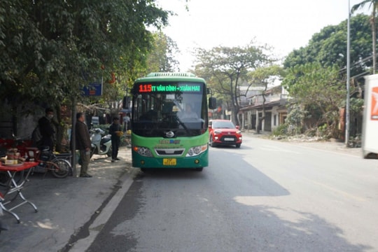 Điều chỉnh lộ trình, tên tuyến và chỉ tiêu khai thác với 4 tuyến buýt 116, 66, 67 và 115