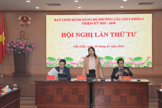 Phường Cầu Giấy: Quyết tâm thực hiện thắng lợi hai nhiệm vụ chính trị trọng điểm