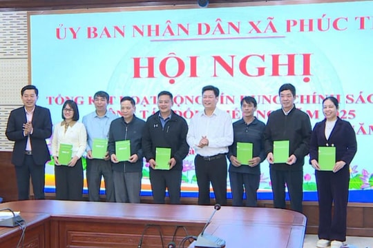 Tổng nguồn vốn tín dụng chính sách trên địa bàn xã Phúc Thọ đạt hơn 276 tỷ đồng