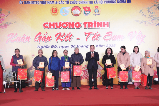 Nghĩa Đô: Ấm áp nghĩa tình trong chương trình "Xuân gắn kết – Tết sum vầy" 2026