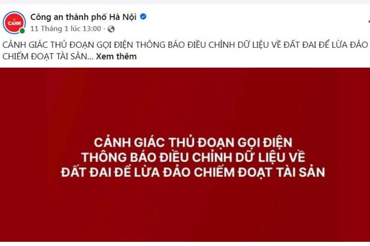 Cảnh giác thủ đoạn lừa đảo làm sạch dữ liệu đất đai, sổ đỏ