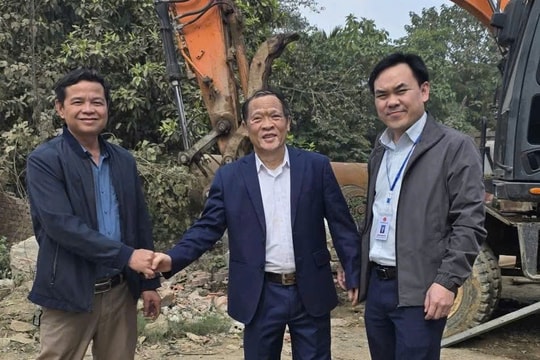 Nhân dân Hòa Lạc hiến đất, cùng chính quyền mở Đại lộ Thăng Long