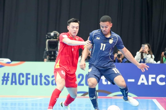 Đội tuyển futsal Việt Nam vào tứ kết giải châu Á với ngôi nhì bảng B