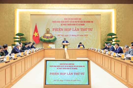 Thủ tướng chủ trì phiên họp lần thứ 4 Ban Chỉ đạo về phát triển kinh tế tư nhân