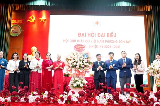 Đại hội đại biểu Hội Chữ thập đỏ phường Sơn Tây lần thứ I: Dấu mốc khởi đầu cho chặng đường phát triển mới