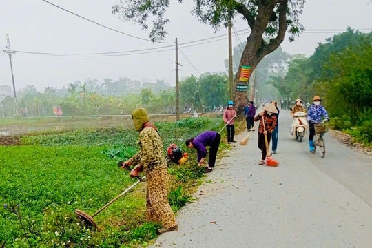 Nam Phù ra quân chỉnh trang môi trường, tạo diện mạo mới đón Xuân Bính Ngọ 2026