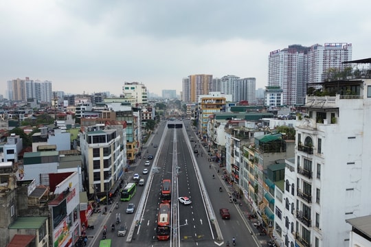 Cơ bản hoàn thành hầm chui Kim Đồng- Giải Phóng vào ngày 10-2