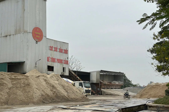 Xã Chương Dương sẽ cưỡng chế trạm bê tông của Công ty Phong Cảnh