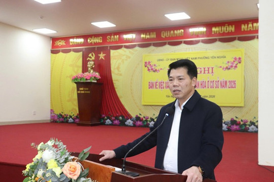 Phường Yên Nghĩa: Triển khai 3 mô hình trọng tâm xây dựng đời sống văn hóa ở cơ sở năm 2026