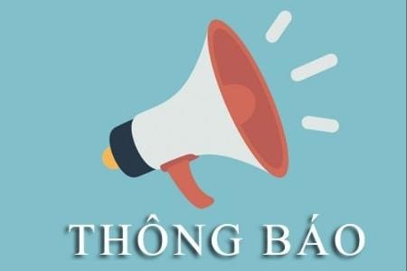 Thông báo tạm ngừng cấp nước