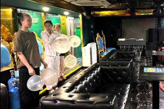 Chủ tịch UBND TP Hà Nội giao Công an vào cuộc xử lý tình trạng sử dụng “bóng cười” trong quán bar