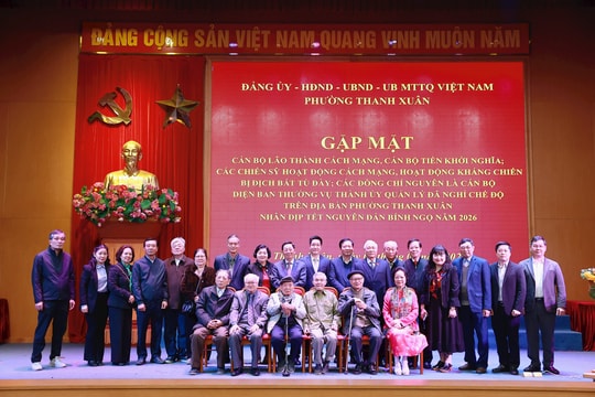 Phường Thanh Xuân tri ân cán bộ lão thành cách mạng