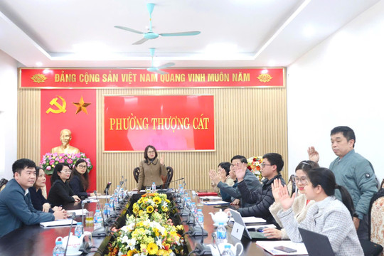 Phường Thượng Cát thống nhất danh sách 33 ứng cử viên Hội đồng nhân dân