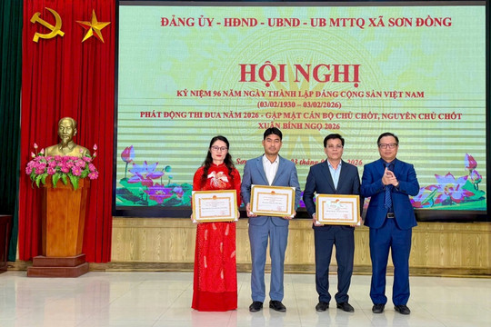 Xã Sơn Đồng: 5 nội dung thi đua trọng tâm năm 2026