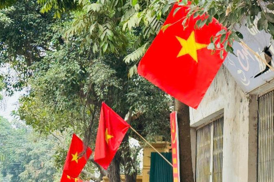 Xã Nam Phù rực rỡ cờ hoa chào mừng 96 năm ngày Thành lập Đảng và đón Xuân Bính Ngọ 2026