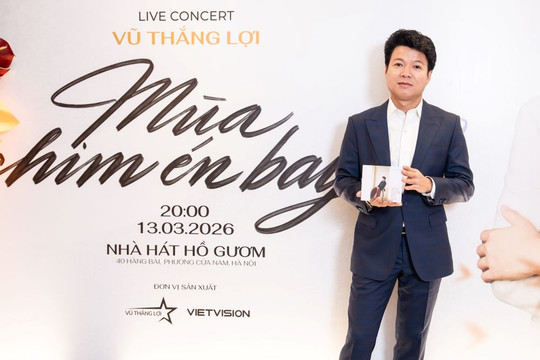 NSƯT Vũ Thắng Lợi công bố “Live concert: Mùa chim én bay” – dấu mốc mới của âm nhạc thính phòng cách mạng