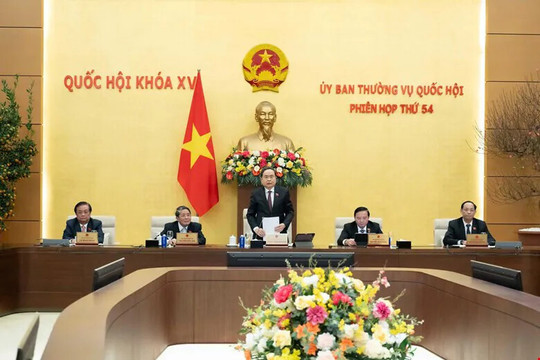 Ủy ban Thường vụ Quốc hội khai mạc Phiên họp thứ 54, chuẩn bị cho cuộc bầu cử và xem xét sửa đổi Luật Thủ đô